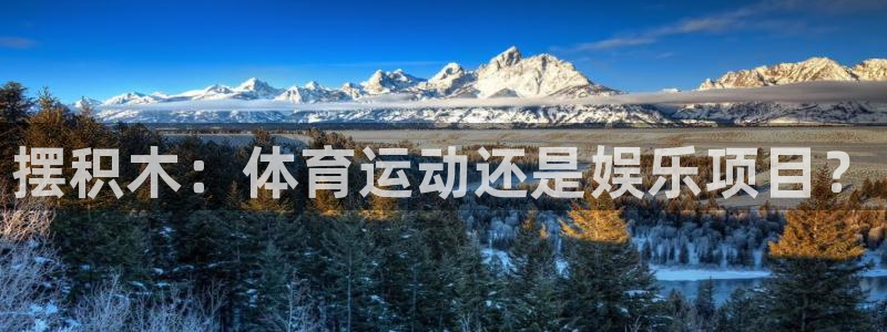 vsport体育官方正版app集团官网网址:摆积木:体育运动